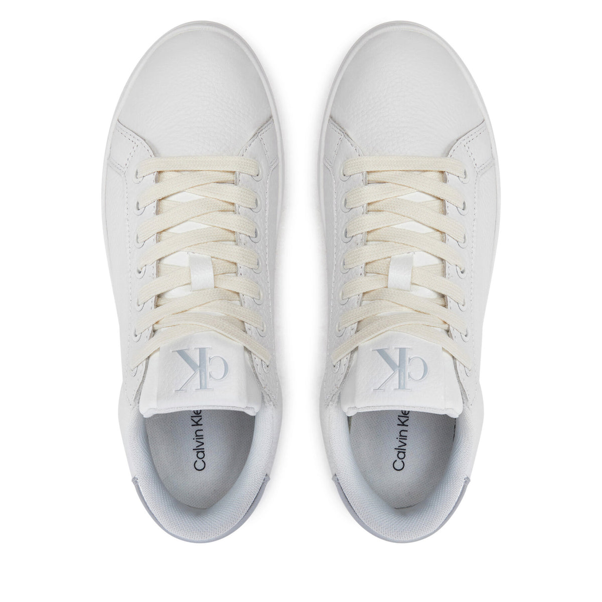 Calvin Klein Jeans Сникърси Bold Flatf Low Mix Ohb YW0YW01632 Бял