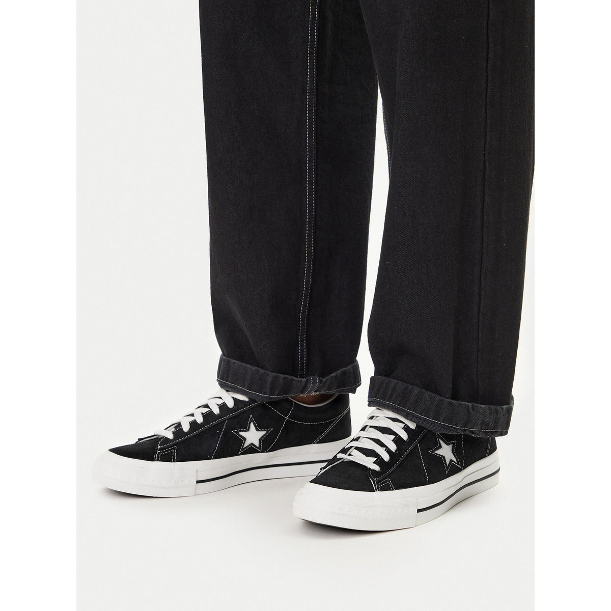 Converse Гуменки One Star 95 A14711C Черен