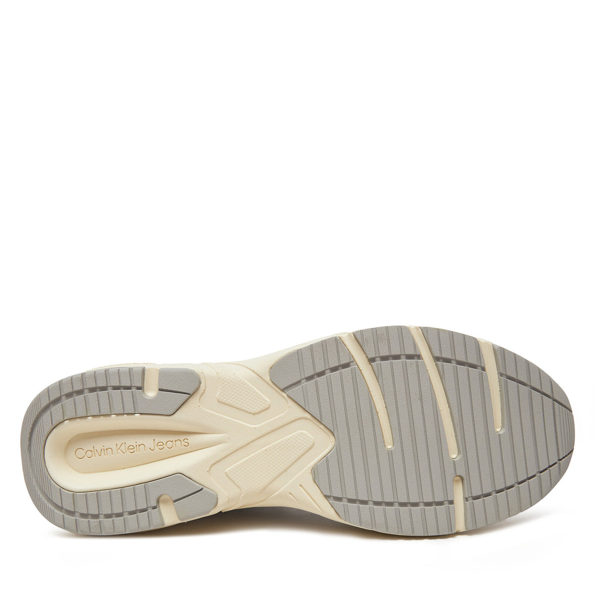 Calvin Klein Jeans Сникърси Retro Tennis Low Mg Mix Media YM0YM01171 Сив