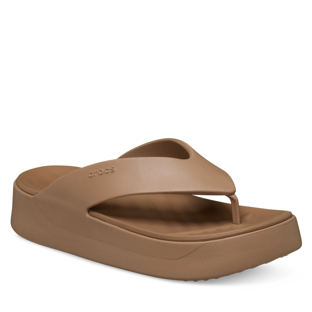 Crocs Джапанки Getaway Platform Flip 209410 Кафяв