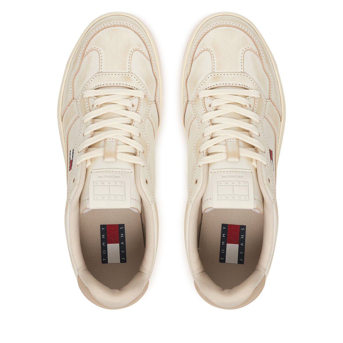 Tommy Jeans Сникърси Archive '98 Court EN0EN02984 Бежов