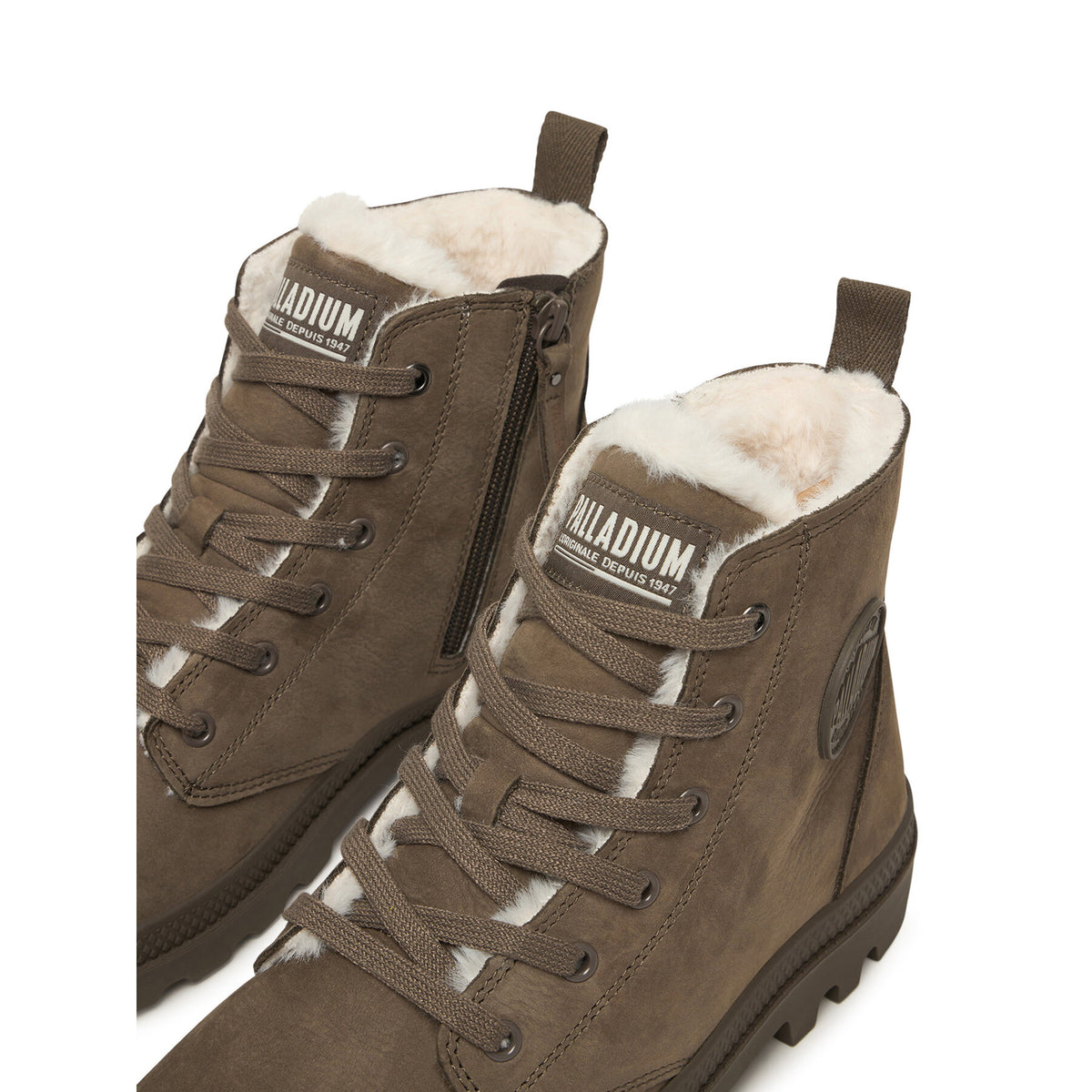 Palladium Туристически oбувки Pampa Hi Zip Wl 05982-281-M Каки