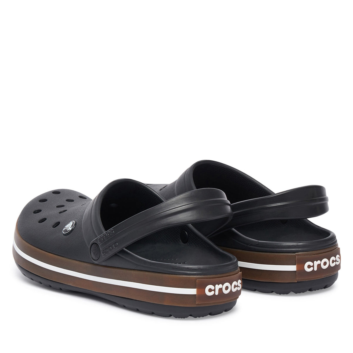 Crocs Чехли Crocband Gum Clog 212756 Черен
