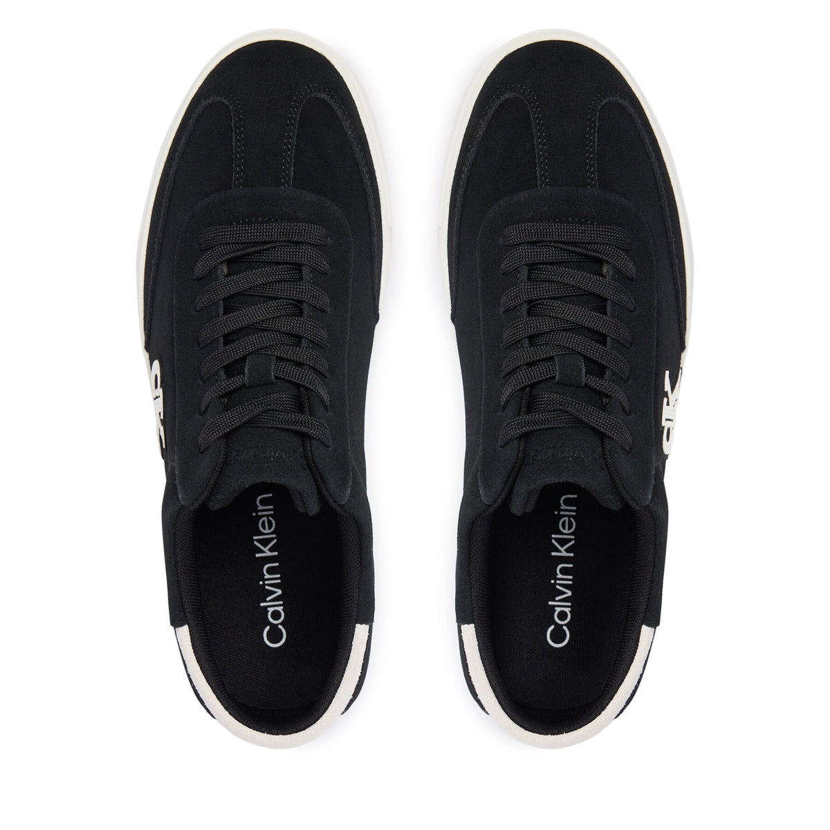 Calvin Klein Сникърси Low Pro Cups Wt Suede Mg HW0HW03144 Черен