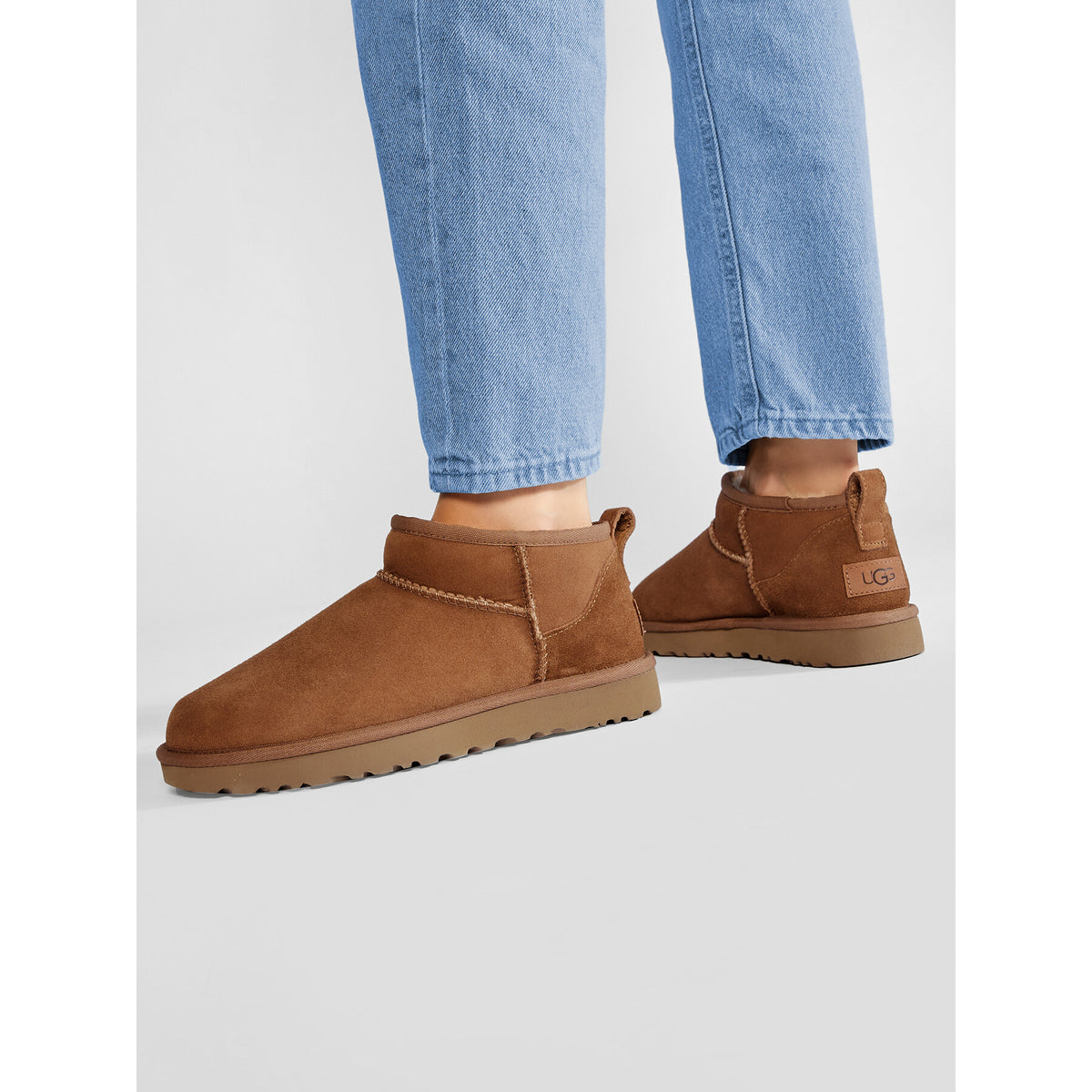 Ugg Апрески W Classic Ultra Mini 1116109 Кафяв