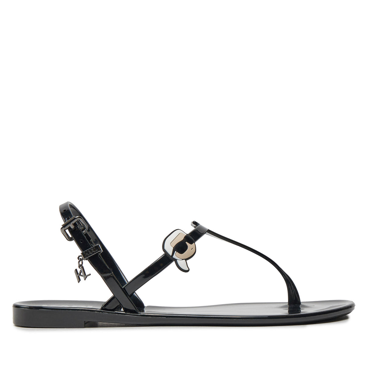 KARL LAGERFELD Сандали KL80002N Черен