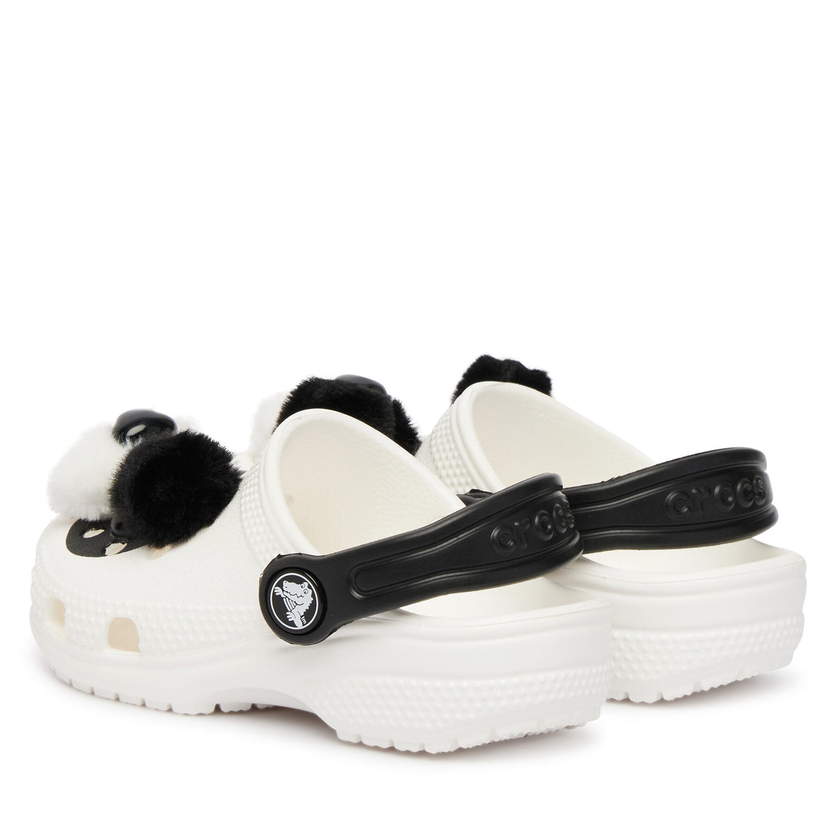 Crocs Чехли Classic IAM Panda Clog T 213838 Бял