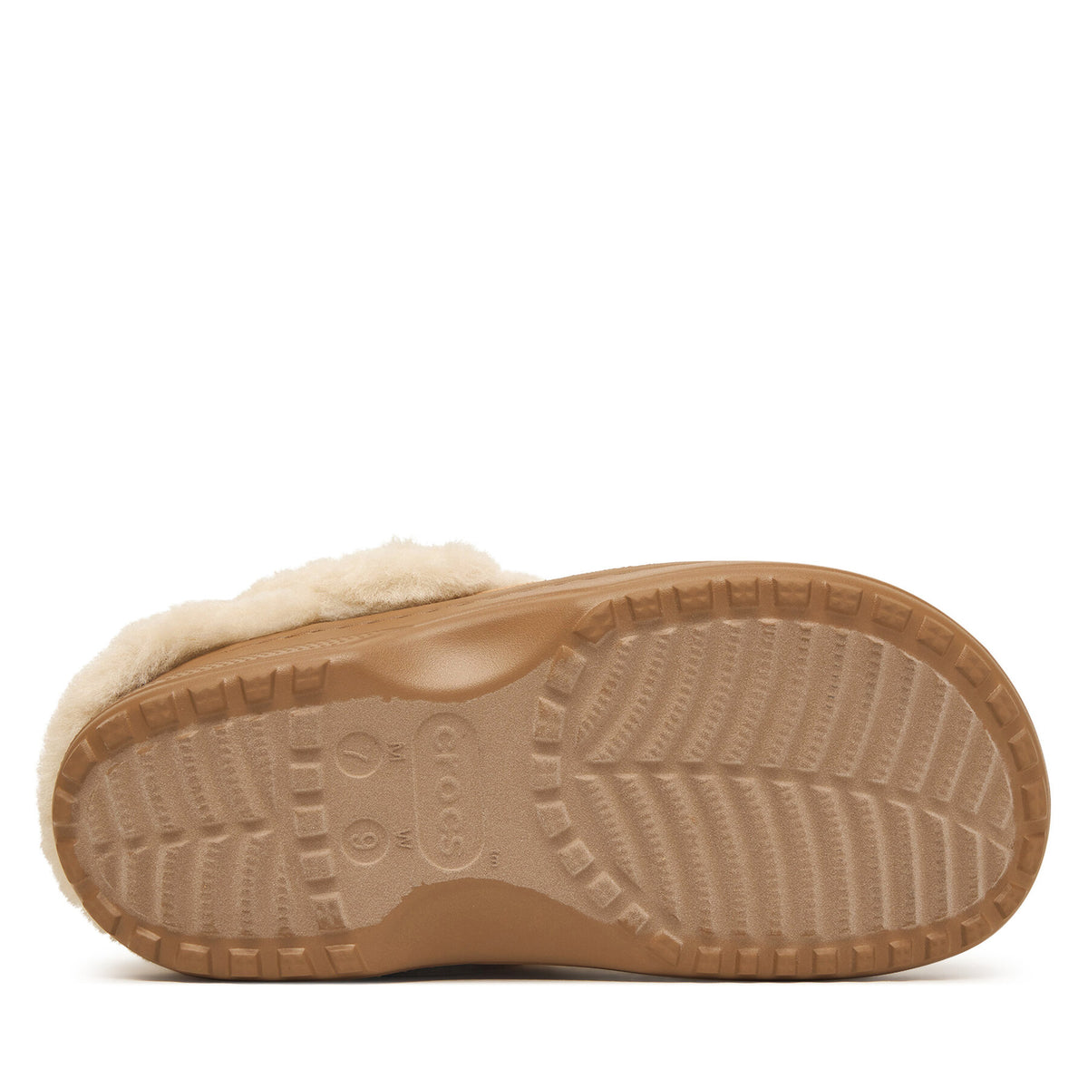 Crocs Чехли Classic Unfurgettable Suede Clog 212106 Бежов