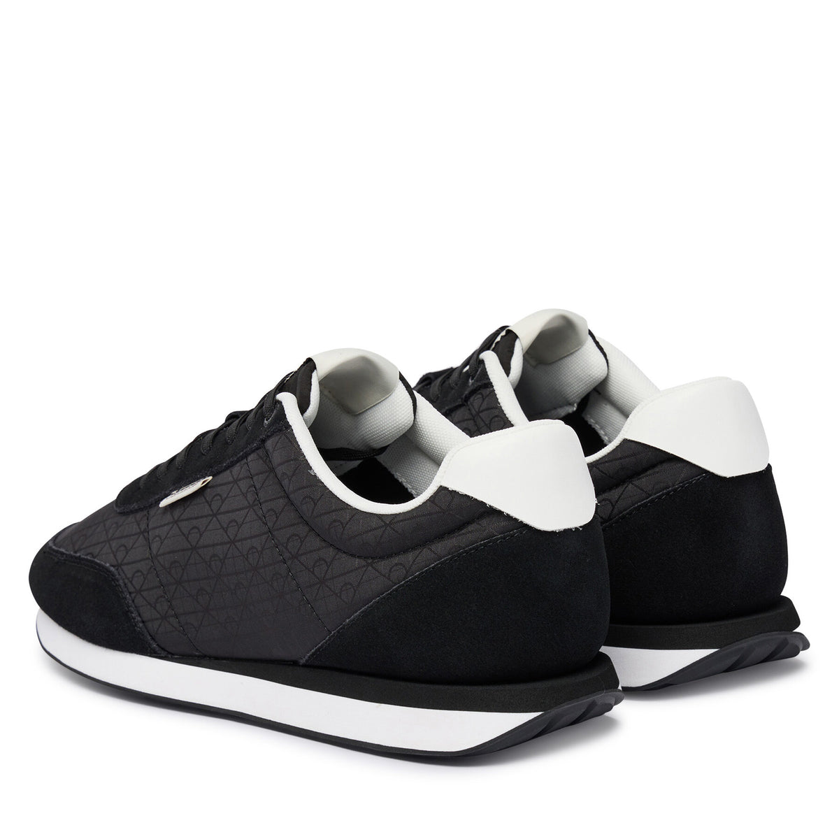 Calvin Klein Сникърси Retro Runner Ripstop Aop Ny HM0HM02140 Черен